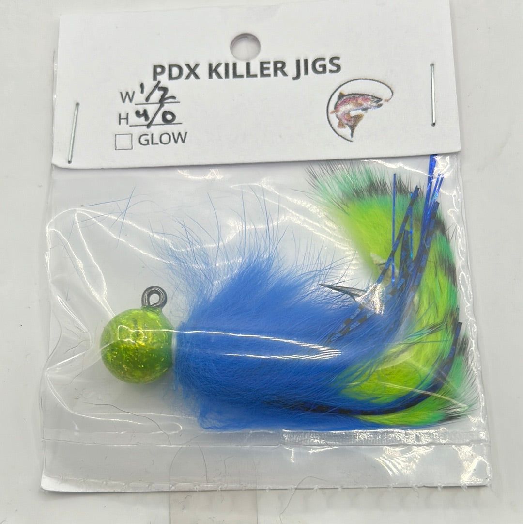 PDX Killer Jigs - Twitching Jig 1/2 w 4/0 hook