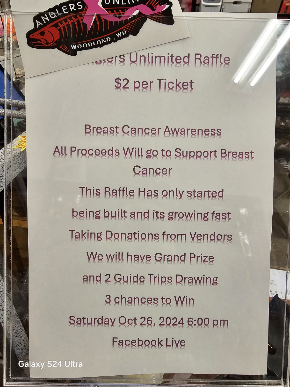 Breast Cancer October Raffle Tickets