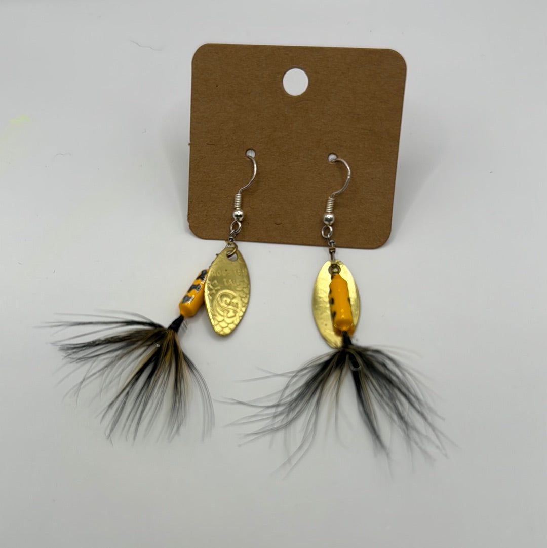 Handmade Fishing Tackle Earrings