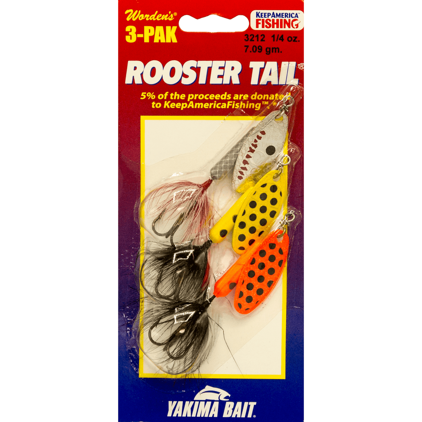 Rooster Tail 3 Pak