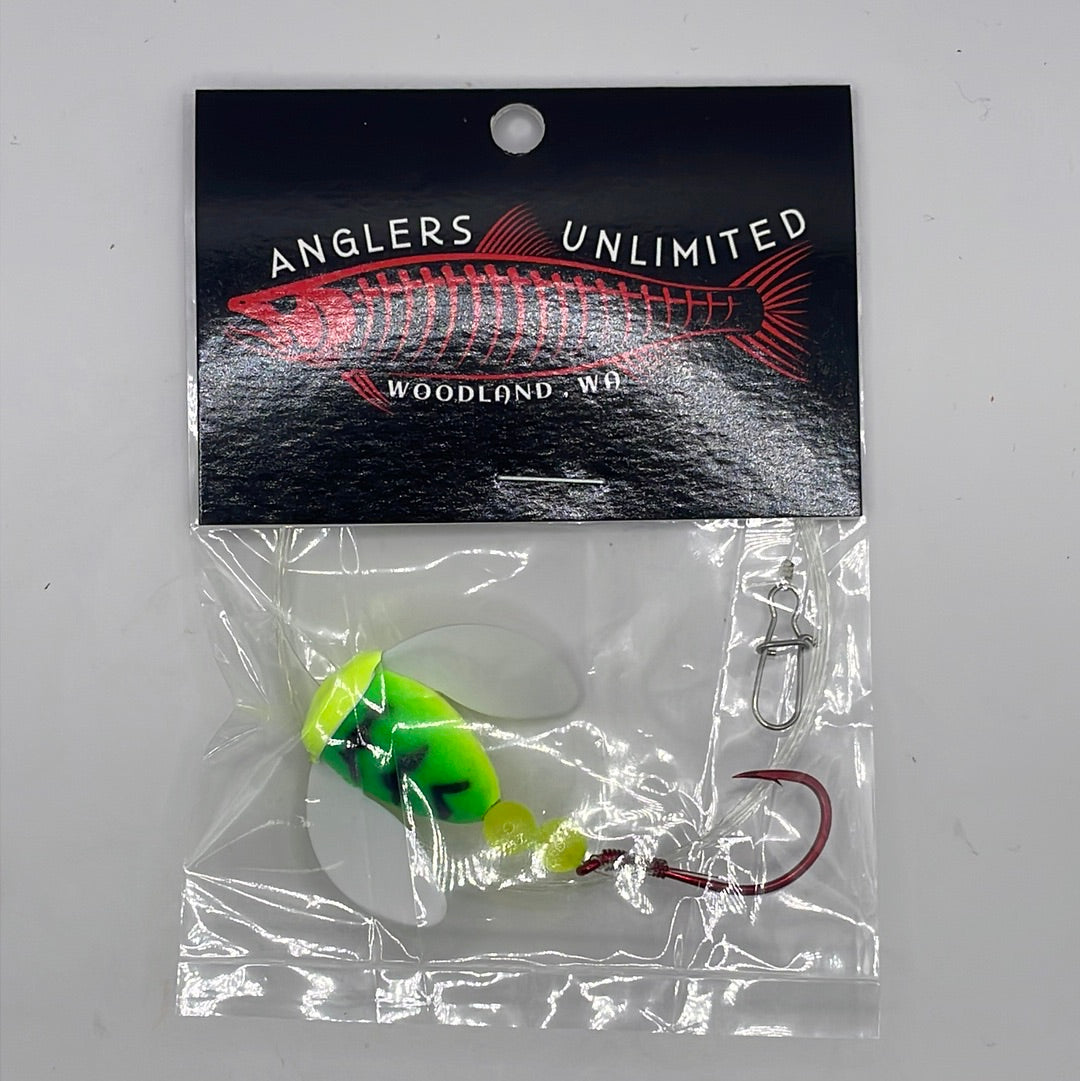 Anglers Unlimited Pre-Tied Spin Glo Leader with Single Hooks