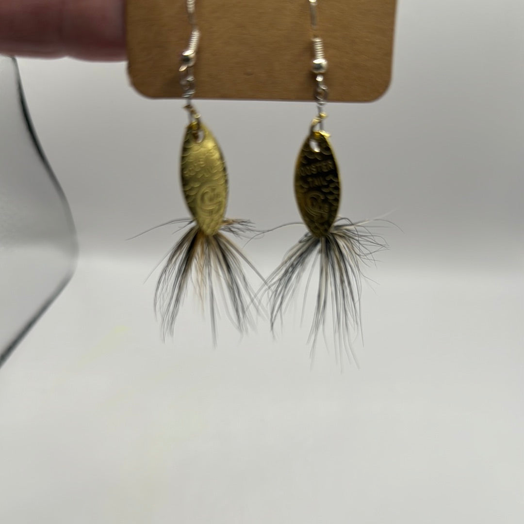 Handmade Fishing Tackle Earrings