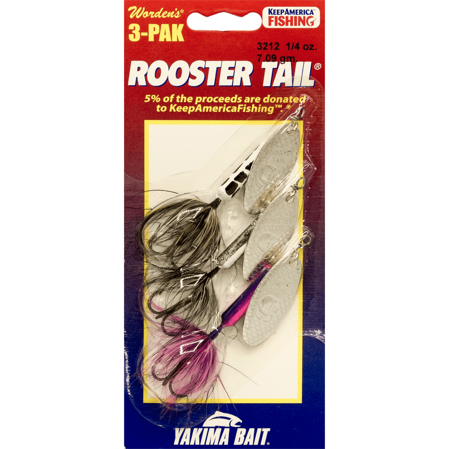 Rooster Tail 3 Pak