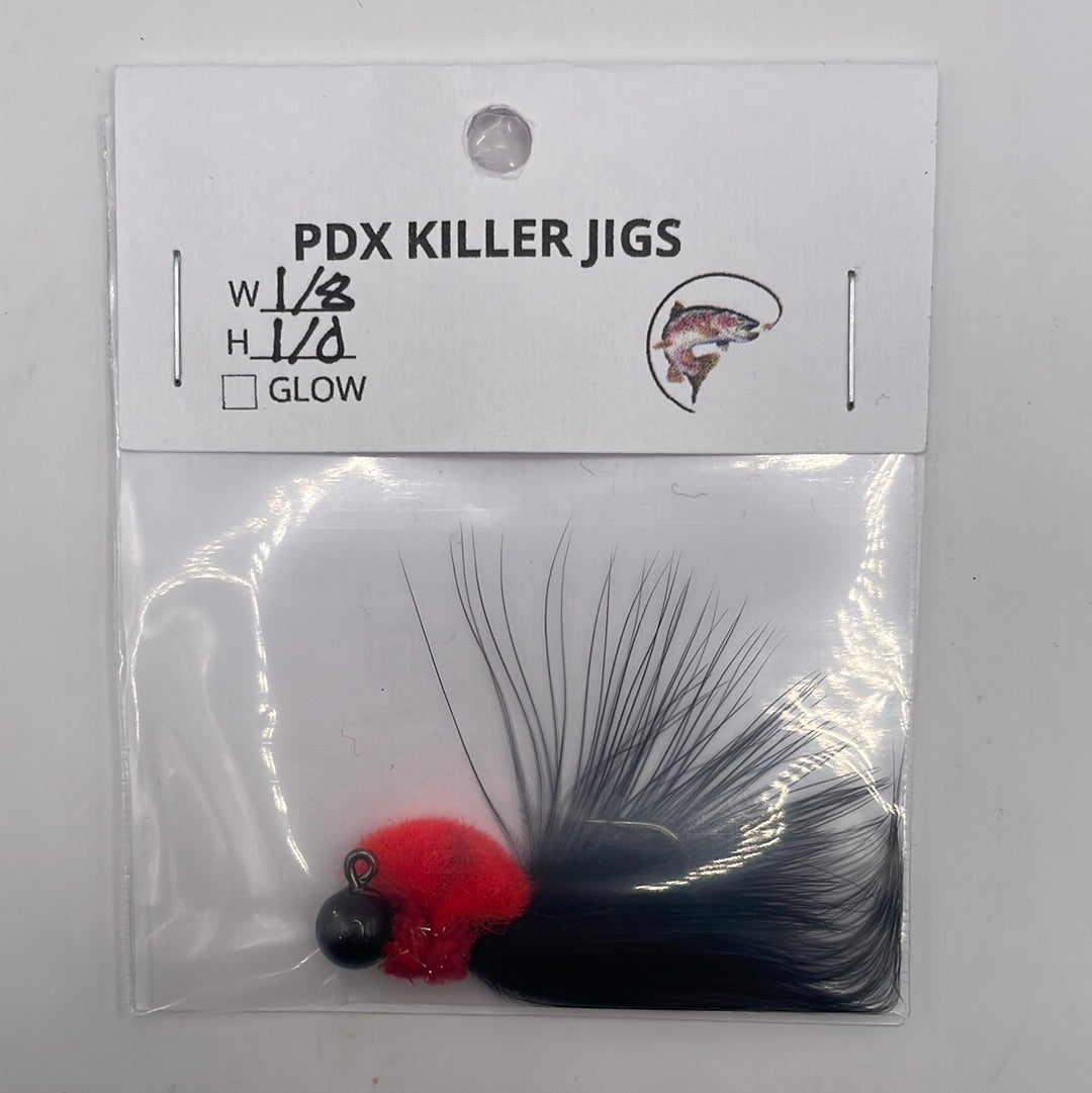 PDX Killer Jigs - Salmon/Steelhead Jigs 1/8 wt 1/0 hook