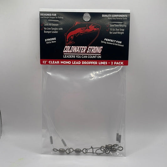 COLDWATER STRONG 120lb Mono Lead Dropper Line