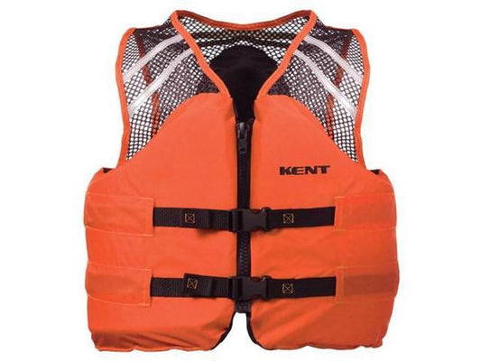 Kent Mesh Classic Commercial Vest - Orange