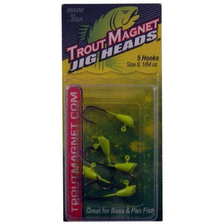 Leland Lures Trout Magnet Jighead Lure 1/64 Oz Size 8 5 Count