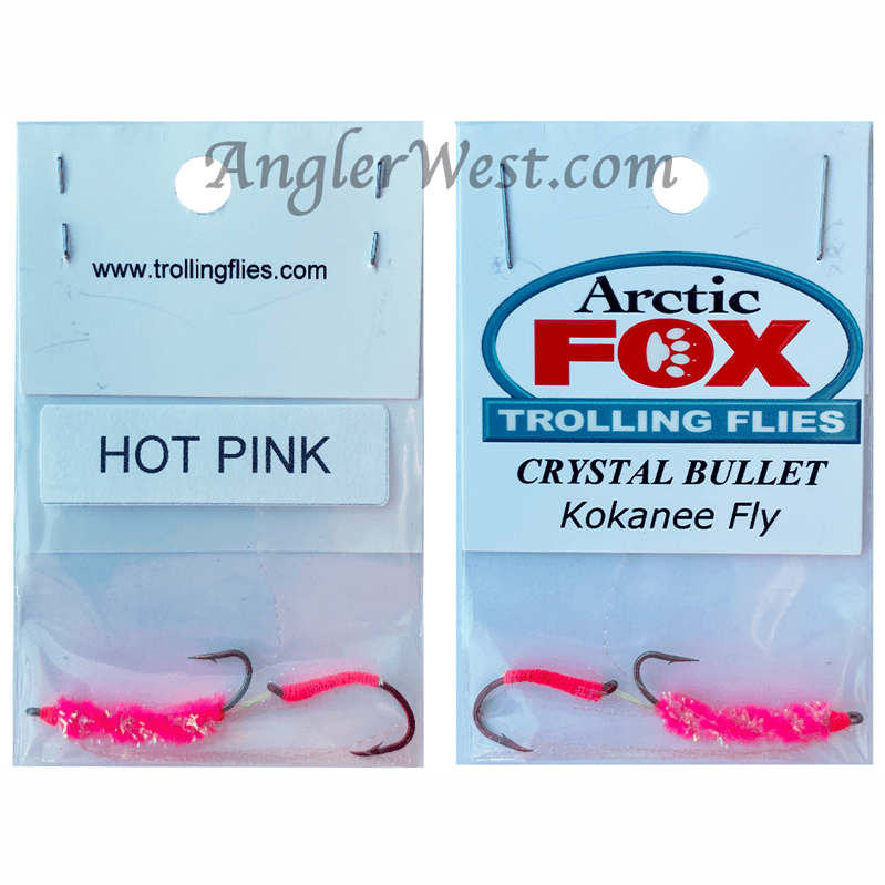 Arctic Fox Crystal Bullet Kokanee Fly