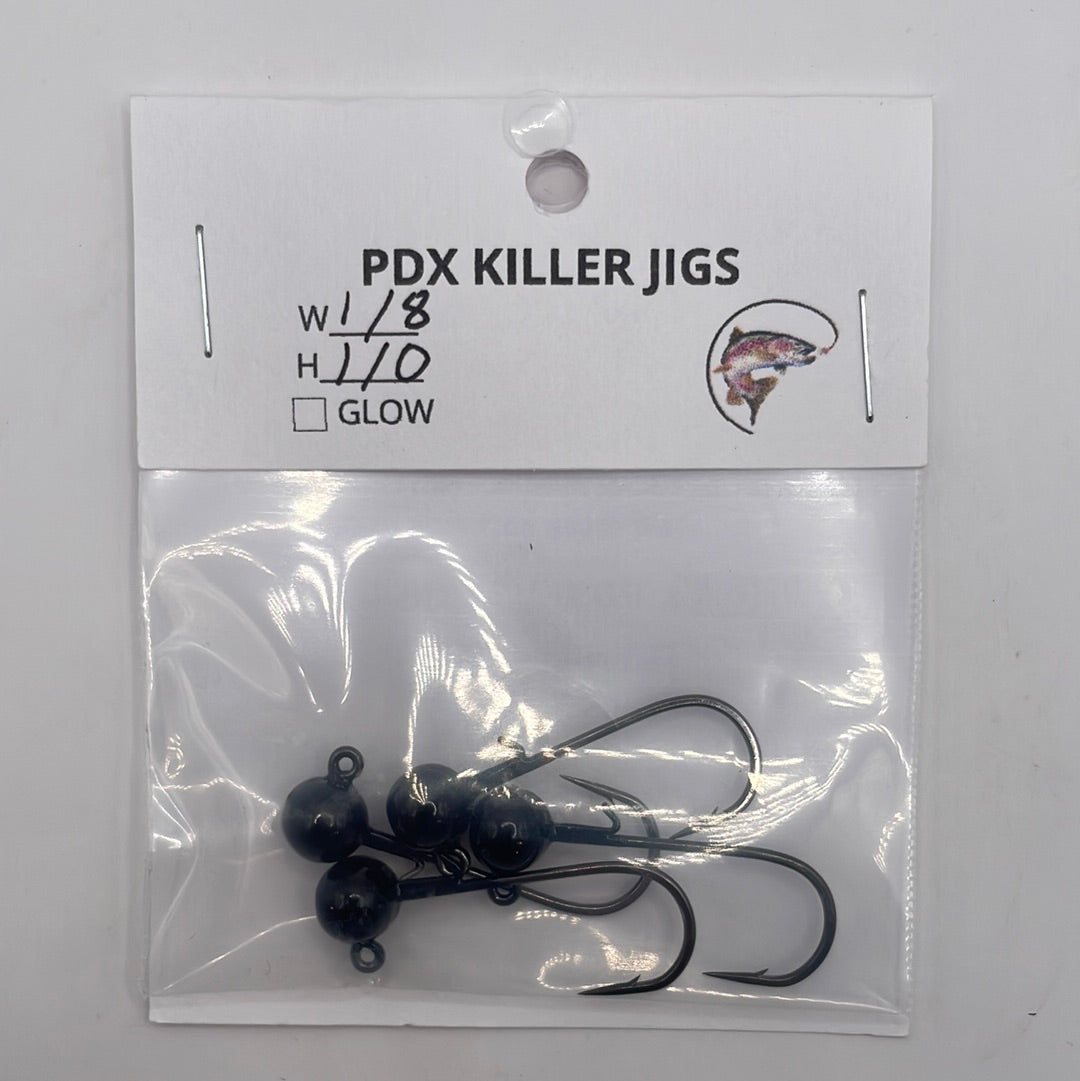 PDX Killer Jigs - Worm Keeper 1/8 Weight 1/0 Hook 4 pack