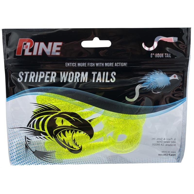 P-Line Striper Worm Tails