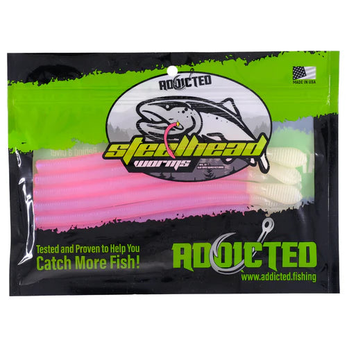 Addicted Fishing - 6" Steelhead Worms