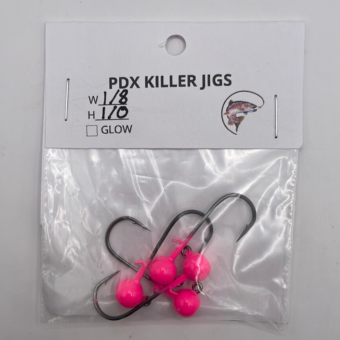 PDX Killer Jigs - Worm Keeper 1/8 Weight 1/0 Hook 4 pack