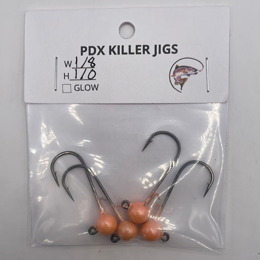 PDX Killer Jigs - Worm Keeper 1/8 Weight 1/0 Hook 4 pack