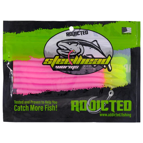 Addicted Fishing - 6" Steelhead Worms