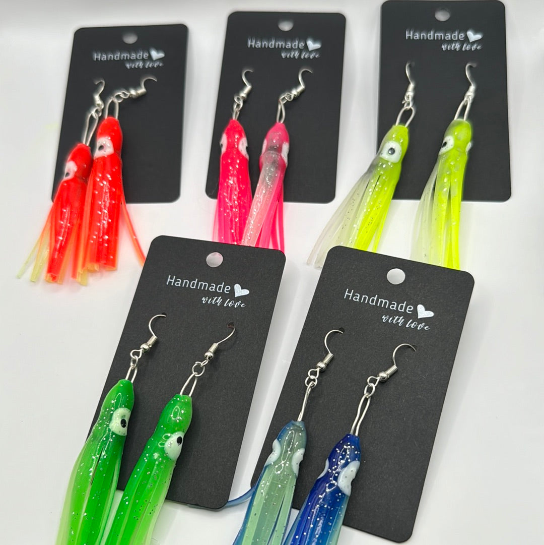 Handmade Fishing Tackle Earrings