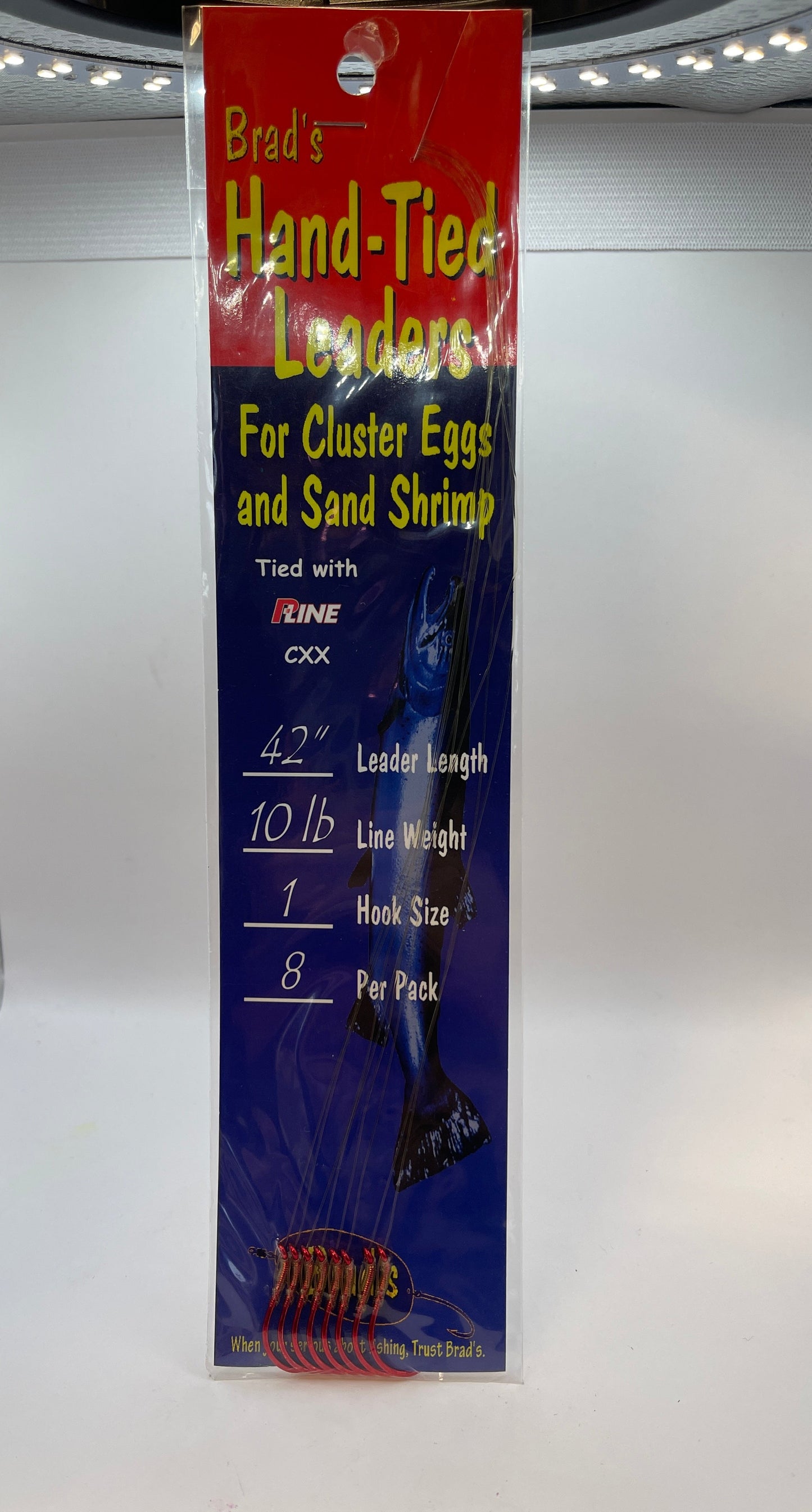 Brads Hand Tied Leaders for cluster Eggs and Sand Shrimp