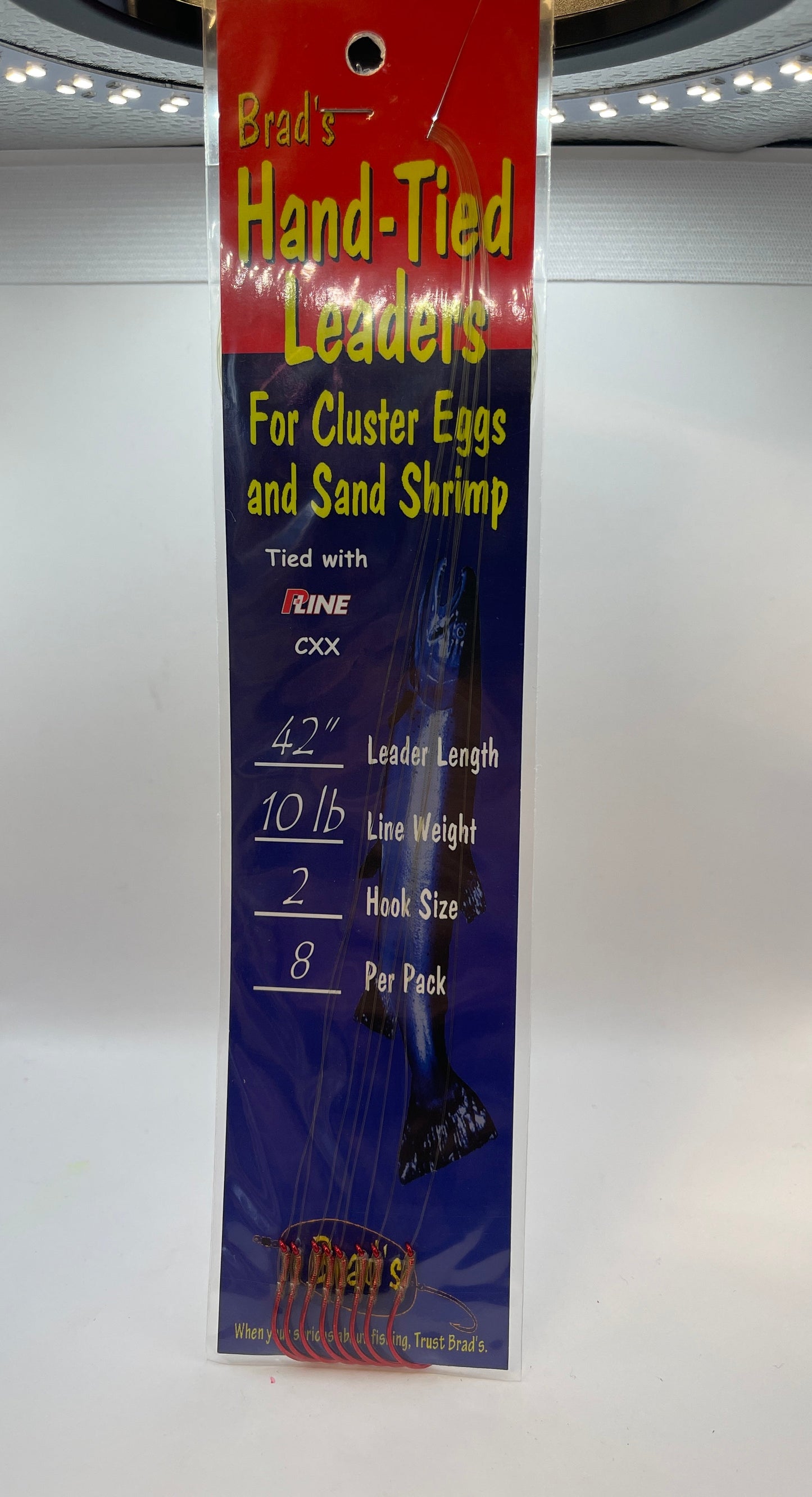 Brads Hand Tied Leaders for cluster Eggs and Sand Shrimp