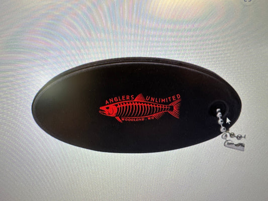 ANGLERS UNLIMITED FLOATING KEYCHAINS WITH LOGO