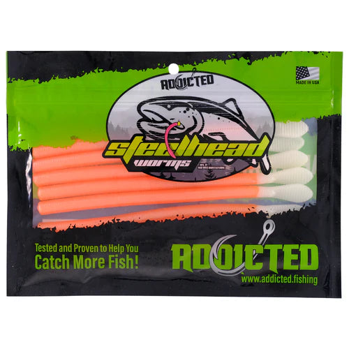 Addicted Fishing - 6" Steelhead Worms