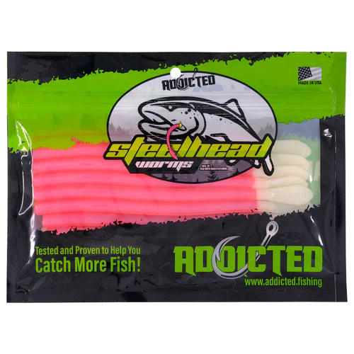 Addicted Fishing - 6" Steelhead Worms