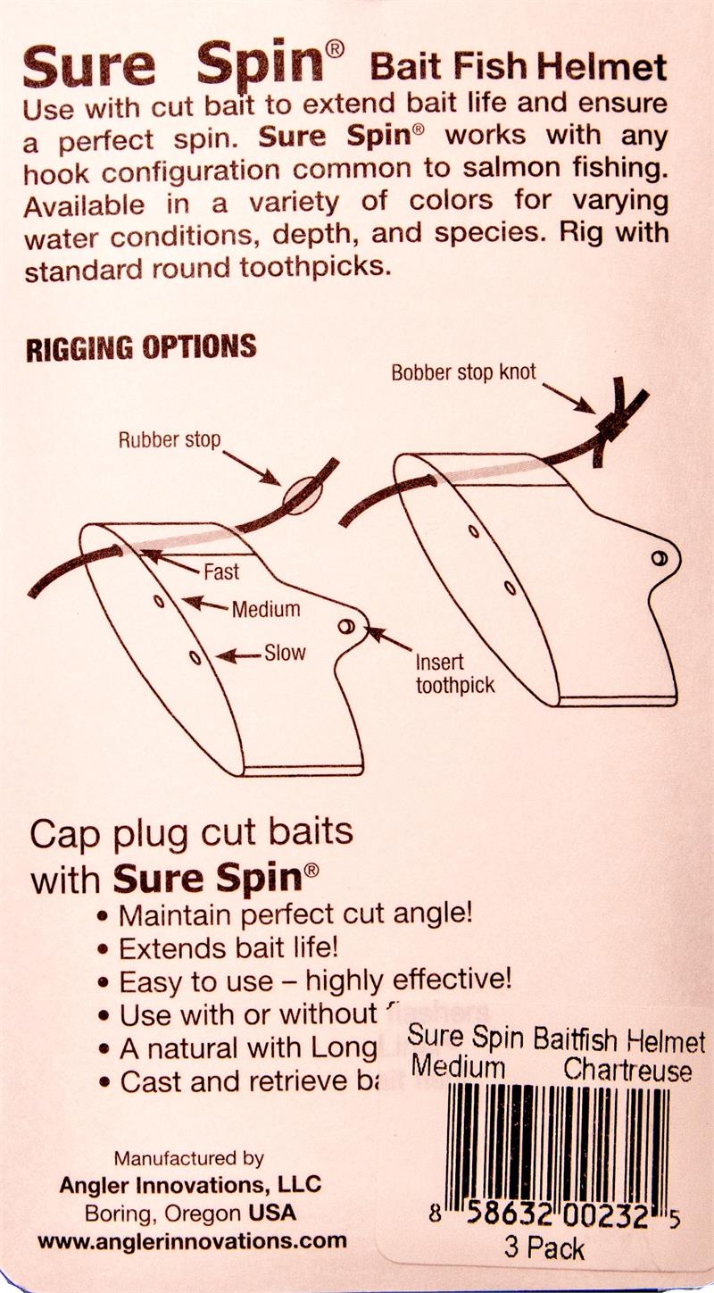 Dick's Sure Spin Bait Fish Helmet