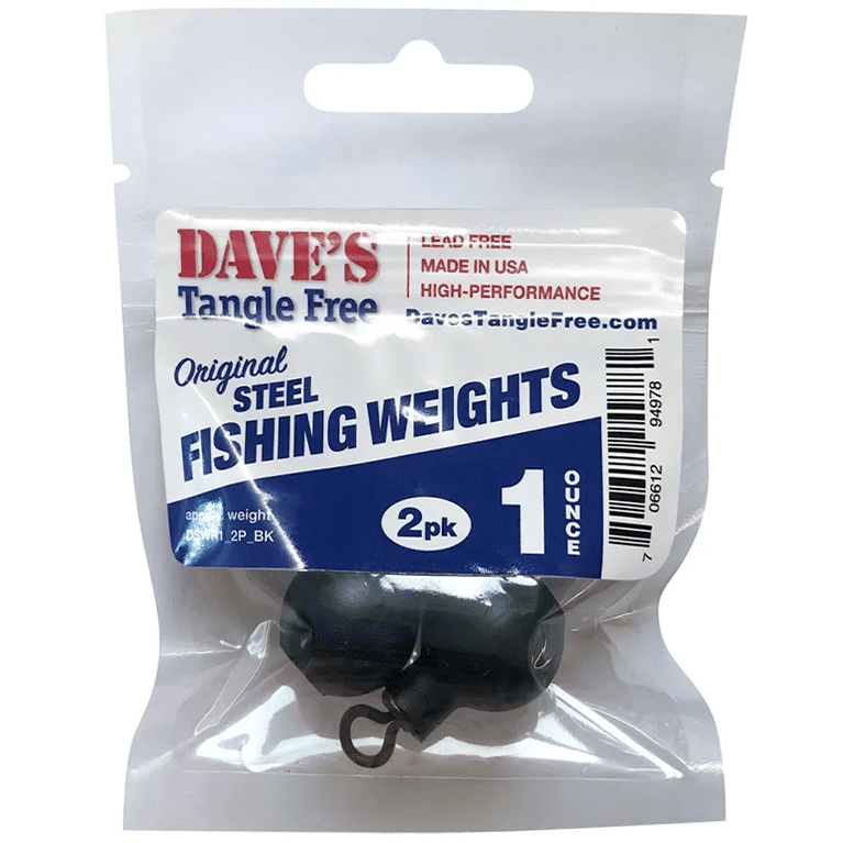 Dave's Tangle Free Steel Fishing Weights