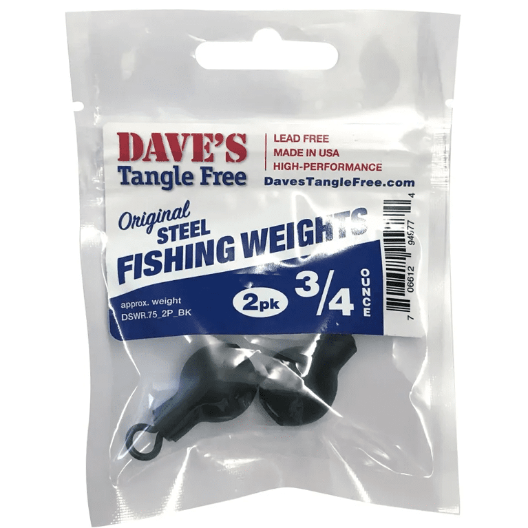 Dave's Tangle Free Steel Fishing Weights