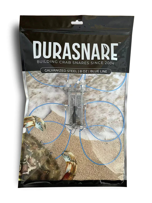 DURASNARE Galvanized Steel 8oz Blue Line Crab Snare