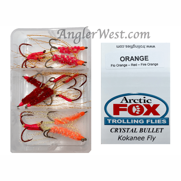 Arctic Fox Crystal Bullet Kokanee Fly