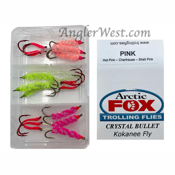 Arctic Fox Crystal Bullet Kokanee Fly