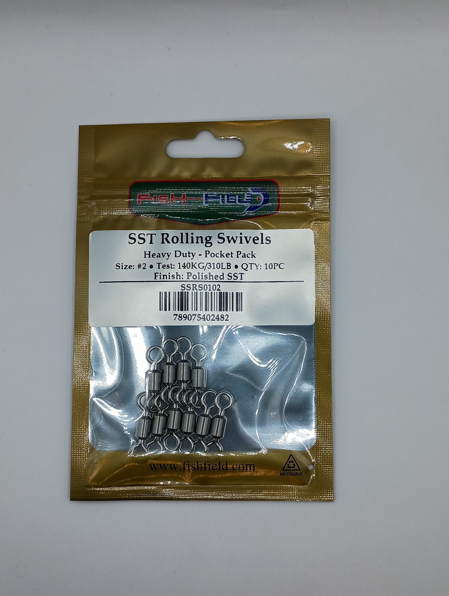 Fish-Field Superior Stainless Steel Rolling Swivels