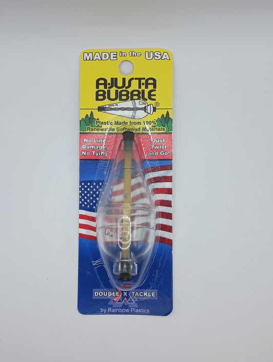 Double x Tackle A-Just-A-Bubble Mini Bobber - Clear