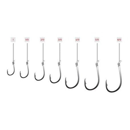 Pucci Snelled Nickel Octopus Hooks