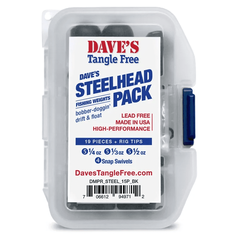 Dave's Tangle Free Steel Fishing Weights