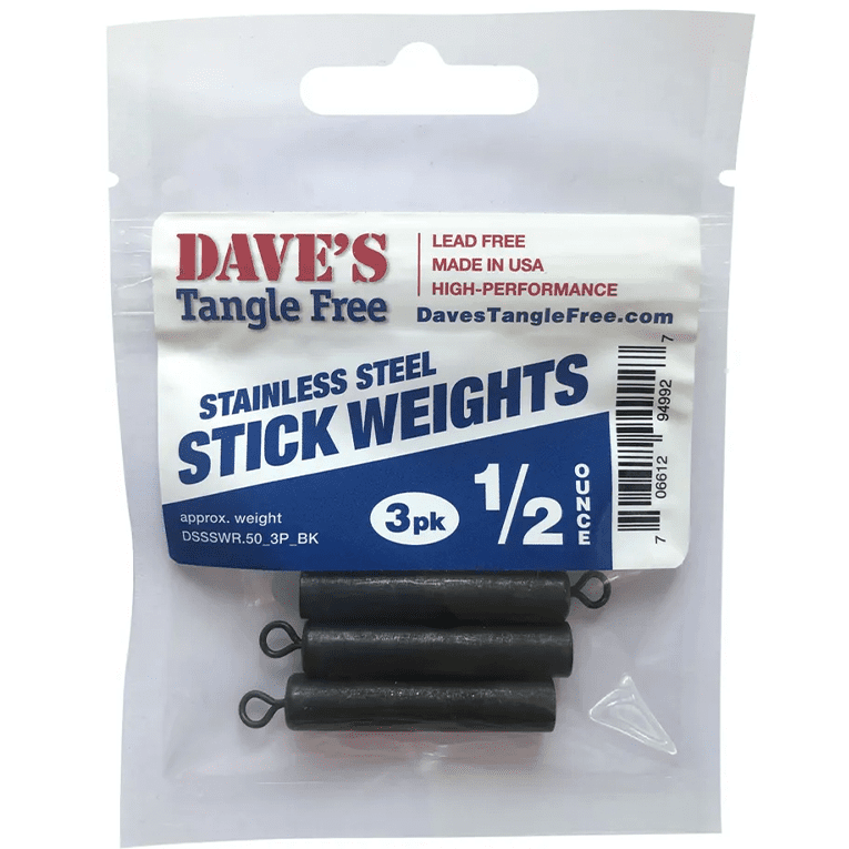 Dave's Tangle Free Steel Fishing Weights