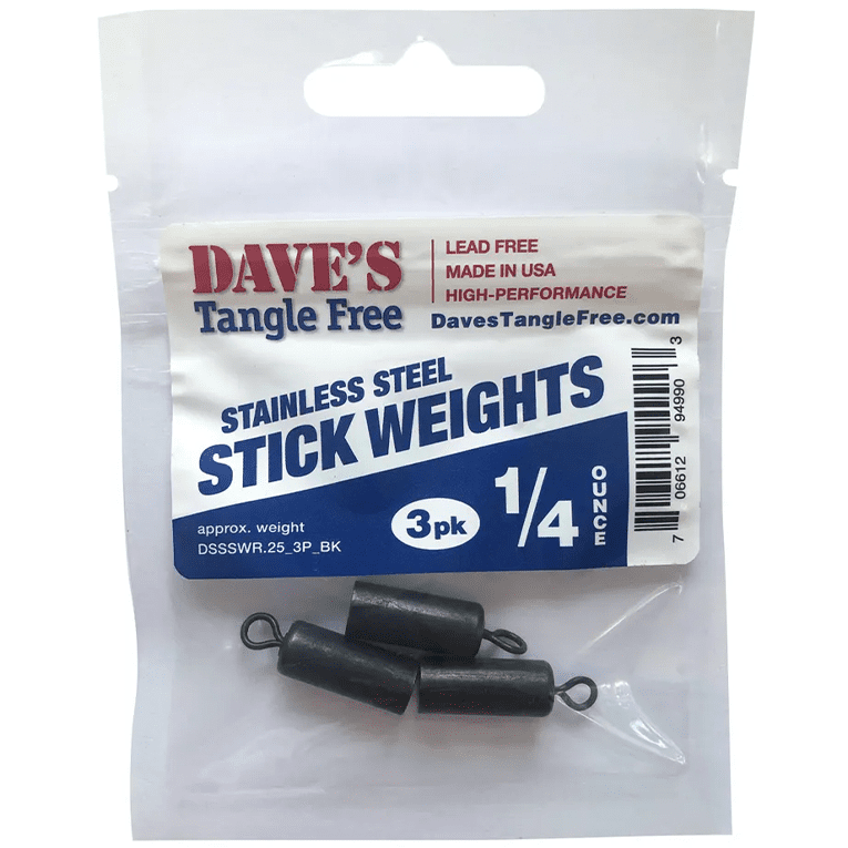 Dave's Tangle Free Steel Fishing Weights