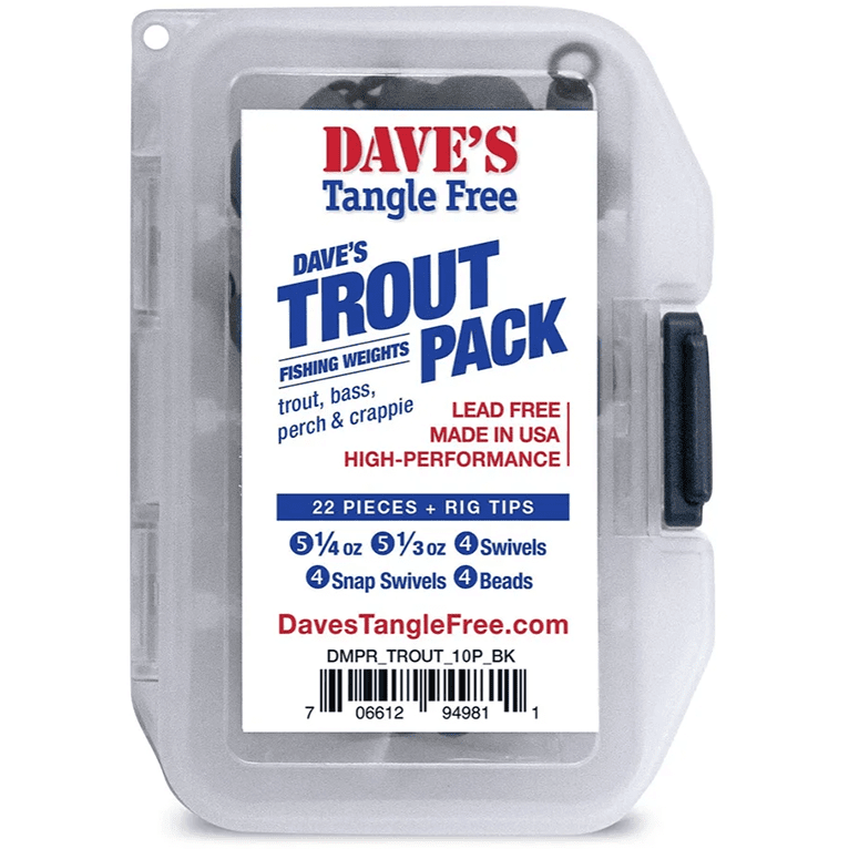 Dave's Tangle Free Steel Fishing Weights